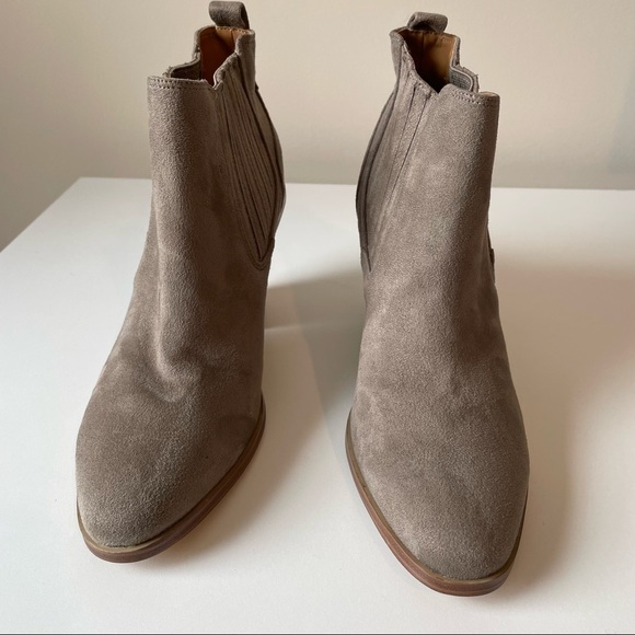 Nine West Mayley Vegan Suede Ankle Booties - Picture 2 of 7